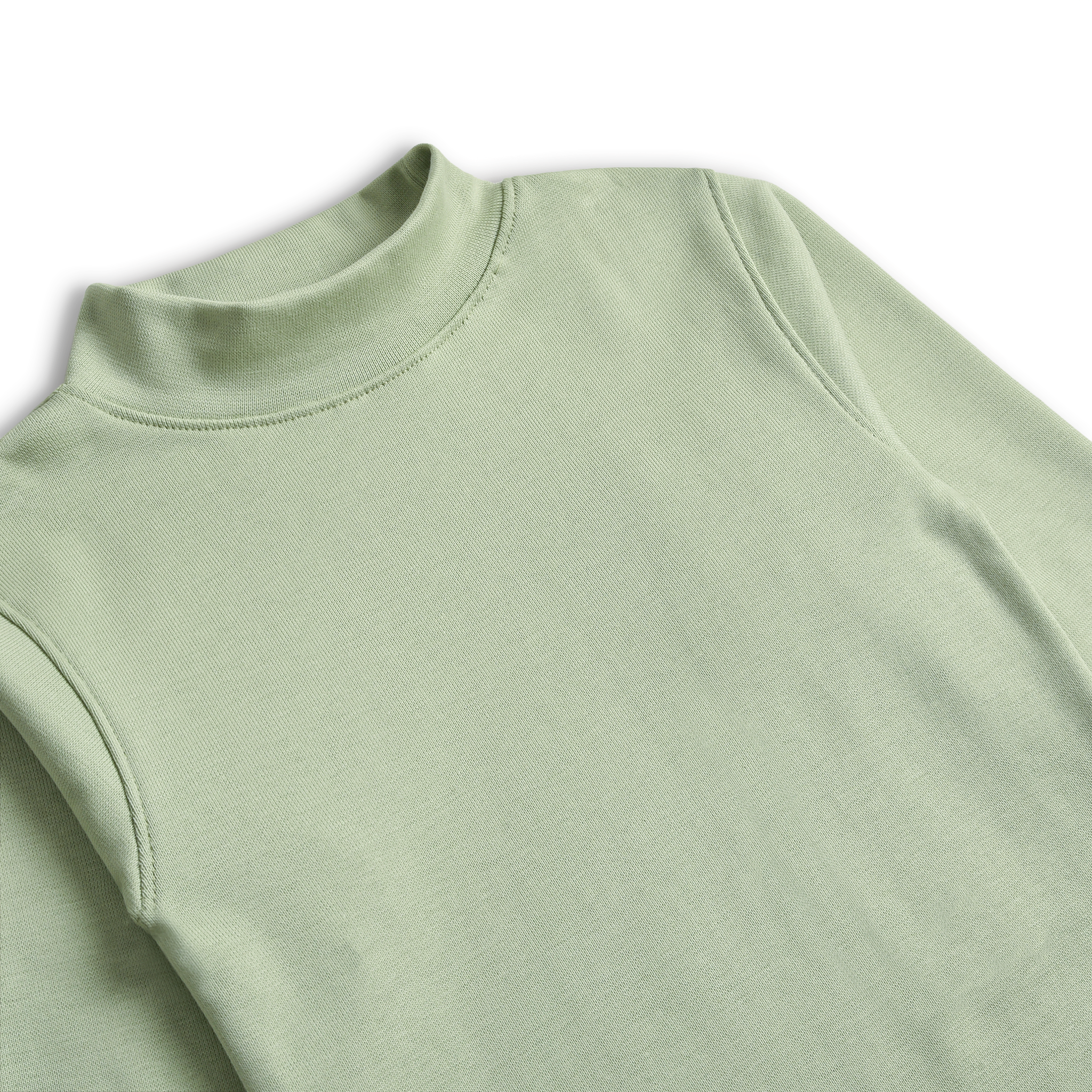 Pastel Green Mock Neck